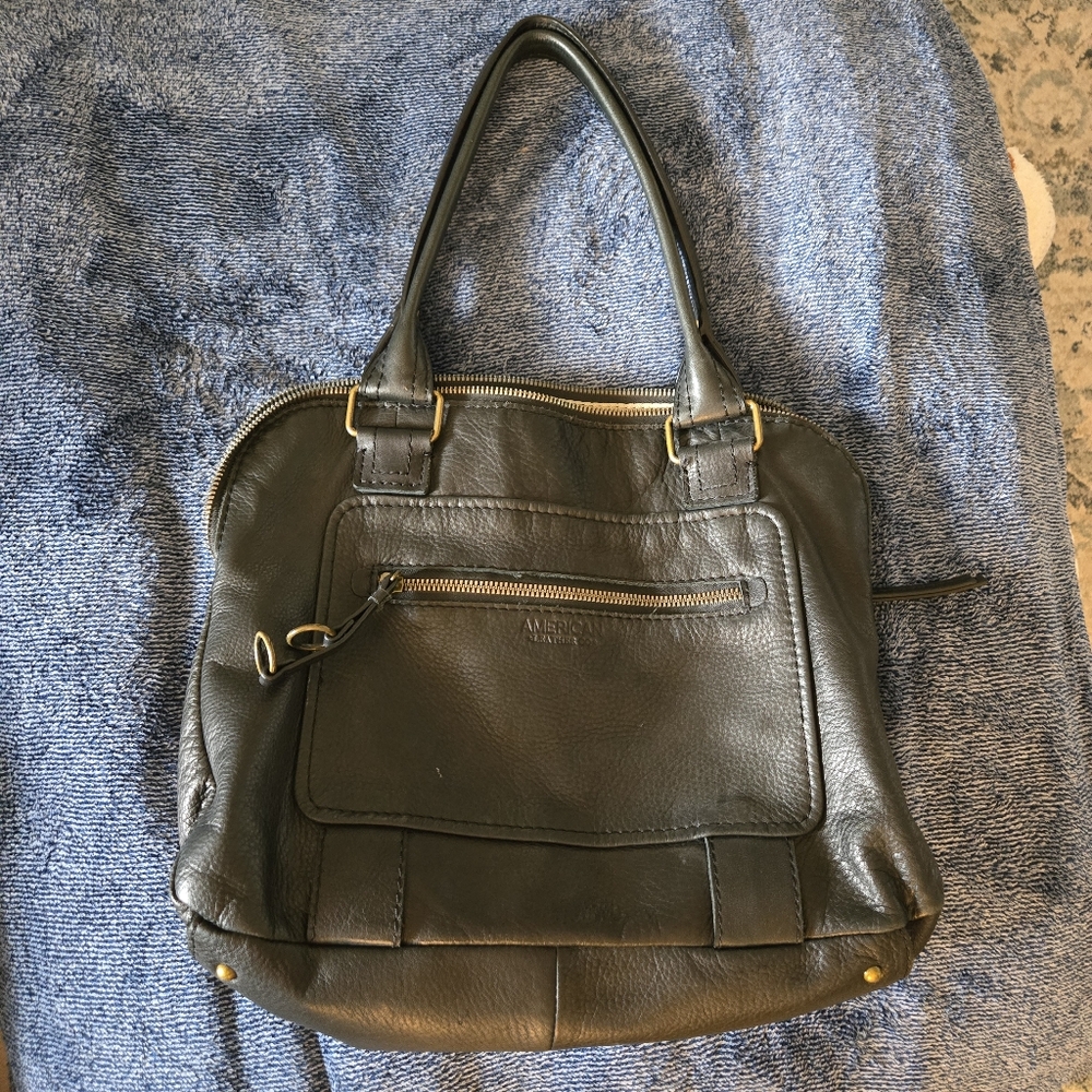 American Leather Shoulder Bag